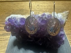 Solid Brass wire Earrings BE111 – 1 1/2 inches long X 1/2 Inch Wide.
