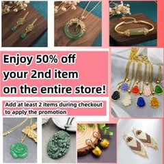 Jade Four-Leaf Clover Stud Earrings Minimalist Bamboo 18K Gold Plated Gemstone