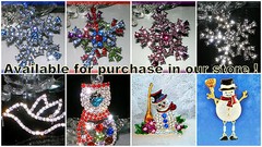 CLEAR RHINESTONE SILVER WHITE GOLD PLATED 5 POINT STAR PIN BROOCH CHRISTMAS GIFT
