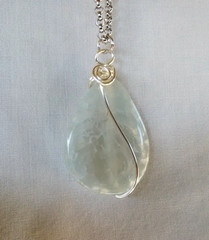 Boho Semi-precious Stone Pendant Necklace 24″ Women’s Jewelry US Seller Gift