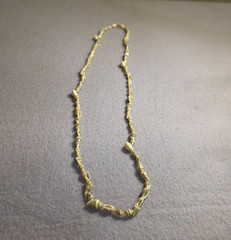 Authentic Sea Shell Beaded Necklace 24″
