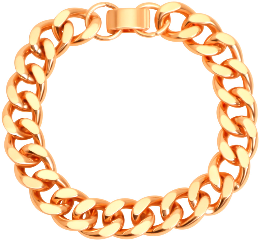 Solid Pure Copper Cuban Link Chain Bracelet Men Arthritis Pain Relief Wide Rider