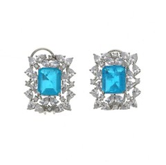 Luxurious Cubic Zirconia for Earrings with Brilliant CZ Accents