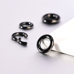 2G-12G Titanium Hinged Large Septum Ring Clicker Ear Gauge Hoop Earring Jewelry