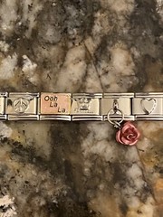 20 Charm Cherries/ Dangling Rose/ Lips/ Ooh La La Bracelet Italian Charm New