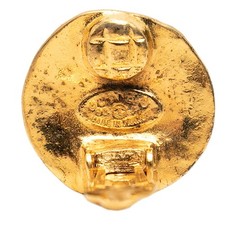 CHANEL plating 96P COCO Mark Vintage Round Earring 96P Women 【Used】