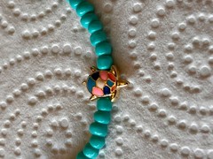 Turquoise Seed Bead Necklace Multicolor Enamel Turtle Pendant Jewelry Gift