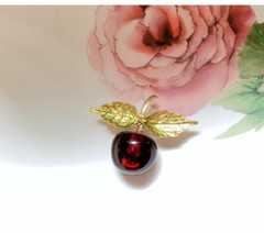 Wuli & Baby Cherry Brooch, Hat – Lapel Pin