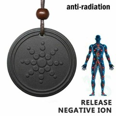 1PC Pendant Necklaces Energy Volcanic Stone Gift Black Fashion Unisex