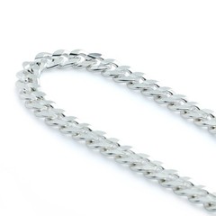 Cuban Link Chain Concave Bracelet 6mm -8″ | 925 Silver Plated HipHop Men Fashion