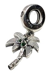 Authentic Pandora Charm, Palm Tree and Coconuts Dangle, #799438C01