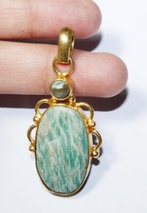 Rainbow And jasper Gemstone Handmade Pendent Jewelry Pendant Size 2 Inches
