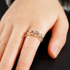 Round Cut Simulated Diamond Women’s Gorgeous Wedding Ring 14k Rose Gold Plated