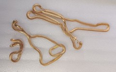 3 Lot Herringbone Flat Snake Slithery Soft Necklaces & Bracelet Set