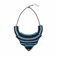 Stephan & Co Women’s Beaded Bib Statement Necklace NWT