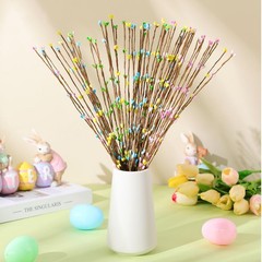 Juinte 32 Pcs Easter Artificial 40 cm / 15.7 inches (L x W x H), 4 Colors