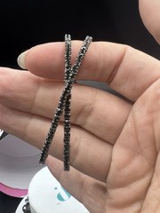 Bomb Party Halloween Stackable 4-Bracelet Set, Charm, Hematite Plated, RBP6275