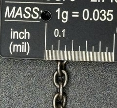 24″ Oxidized Round Cable Chain Sterling Silver 925 Men’s Pendant Necklace 3.5mm