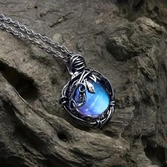 Moonstone – Everyday Elegance. 18″ Pendant Chain Necklace ✨New & Free Shipping