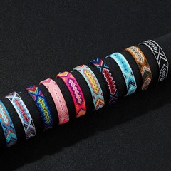 12PCS Adjustable Friendship Bracelets Boho Woven String Bracelet Gift Set