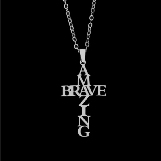 CROSS FIREFIGHTER FIREMAN POLICE pendant 22″ 925 Sterling Silver plate Necklace