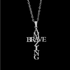 CROSS FIREFIGHTER FIREMAN POLICE pendant 22″ 925 Sterling Silver plate Necklace