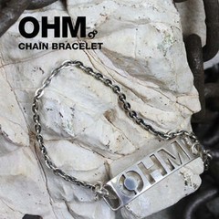 AUTHENTIC OHM BEADS bracelet wih OHM WHO clasp 18 cm (including clasp) DDP USA