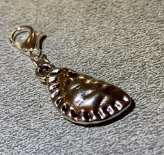 EMPANADA Clip on Charm Lobster Clasp Jewelry, Keyring, Stitch Marker Zipper Pull