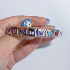 Butterfly Italian bracelet compatible with all designs Italian charm bracelet