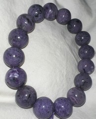 Beaded Charoite Bracelet