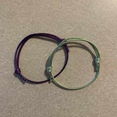 String Bracelet Summer Beach Cord Surfer. *free shipping* Purple, Green
