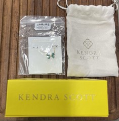 Kendra Scott Emerald Bow Necklace Nib