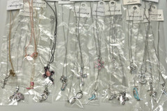 New 20pcs Lot Crystal Charm Pendant Necklaces Jewelry #27 Top Quality