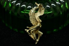 925 Sterling Silver Winged Female Form Pendant Charm