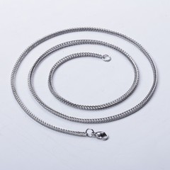 2.2 mm 16″-40″ Stainless Steel Foxtail Necklace Chain Sb55 USA Seller