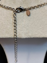 Chico’s Beautiful Gold And Silver Tone Long Statement Necklace