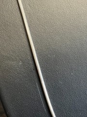 Sharp New 24″ Necklace Silver Stainless Steel 1.5 MM Snake Chain Fits Pendant
