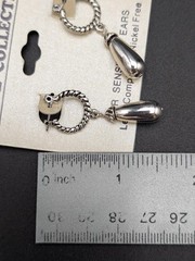 Hope Collection Silver Tone Drop Earrings Nickel Free Lead Compliant Sensitive