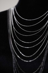 The Limited Layered Multi-Strand Necklace Silver & Black Tone NWT $33