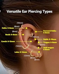 5 Pairs Small Huggie Hoop Earrings for Women, 5 Pairs Gold – 6/8/10/12/14mm