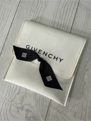 Givenchy Silver Tone Blue Crystal Necklace