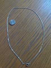 18″ Sterling Silver Link Chain Necklace