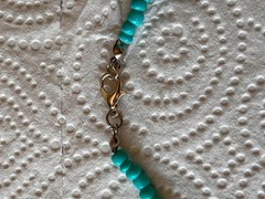 Turquoise Seed Bead Necklace Multicolor Enamel Turtle Pendant Jewelry Gift