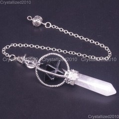Natural Gemstones Merkaba Pendulum Healing Crystal Pointed Reiki Chakra Pendant
