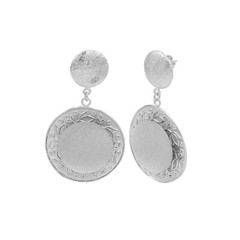 Plain Brass Dangles Handmade 18k Gold Plated Mayan Majesty Stud Earrings For Her
