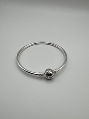 Authentic Pandora MOMENTS Bangle #590713-17 Size 6.7 in New