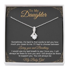 To My Daughter Necklace, Gift to My Daughter, Graduation Gift for Daughter