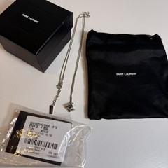 NIB Authentic Saint Laurent Casandre Twist Pendant Necklace