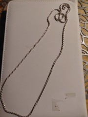 Silver Tone Rope Chain Necklace Metal Lobster Clasp No Stone
