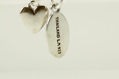 925 Sterling Silver Music Note Charm Bangle Bracelet 11.8 Grams (BR5219)